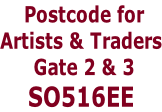 Postcode for  Artists & Traders  Gate 2 & 3 SO516EE